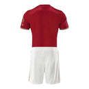 Kit Infantil Bayern de Munique Edição especial Aniversário 125 anos 25/26 - Adidas - Vinho com detalhes em dourado