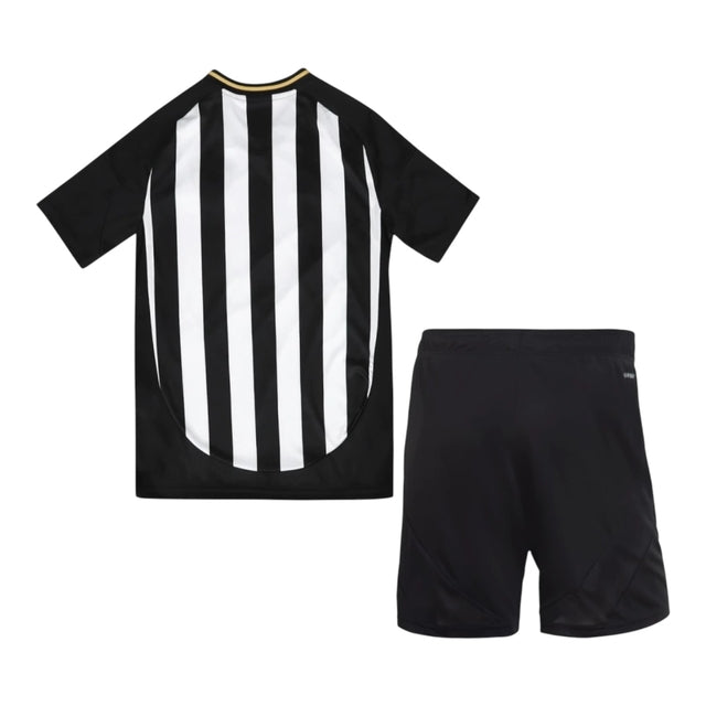 Kit Infantil Atlético Mineiro I 25/26 - Adidas - Branco e preto