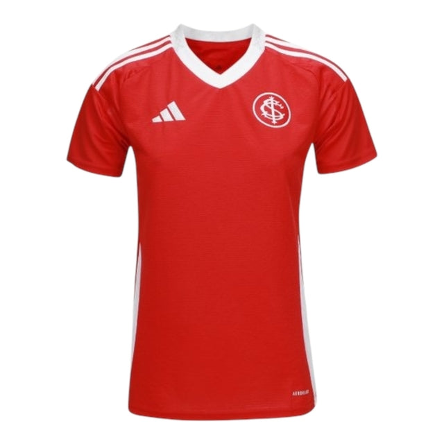 Camisa Internacional I 25/26 -  Adidas Feminina - Vermelha com detalhes em branco