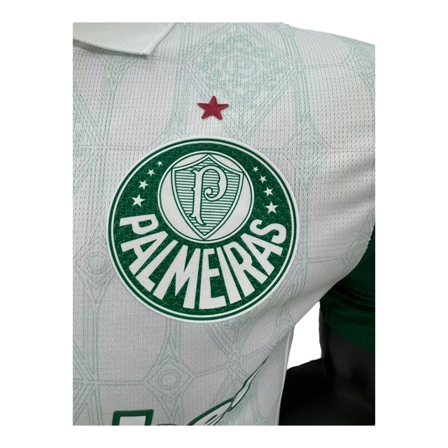 Camisa Palmeiras II 25/26 - Jogador Puma Masculina - Branca com detalhes em verde