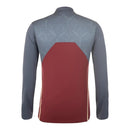 Jaqueta Corta-Vento São Paulo 25/26 - Masculina New Balance - Cinza com detalhes em vermelho