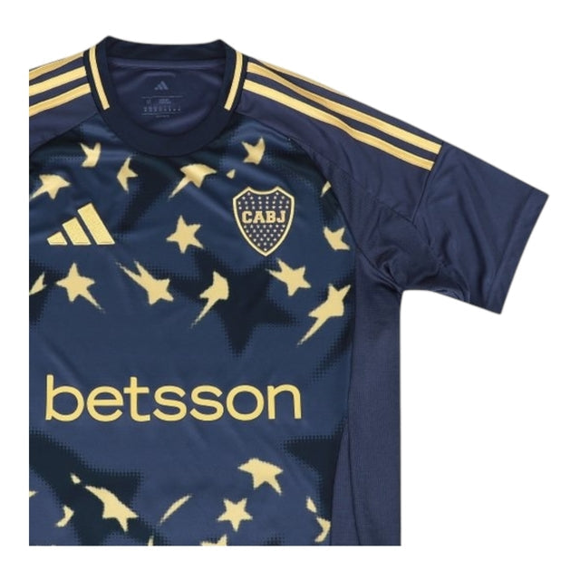 Camisa Boca Juniors III 25/26 - Torcedor Adidas Masculina - Azul com detalhes em amarelo