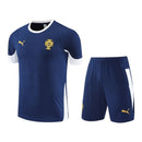 Kit Treino adulto - Camisa e Shorts - Seleção Portugal Nike 25/26 - Azul com detalhes em branco