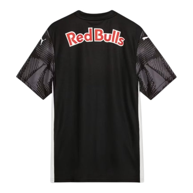 Camisa Red Bull Bragantino Goleiro I 25/26 - Torcedor Puma Masculina - Preta com detalhes em cinza