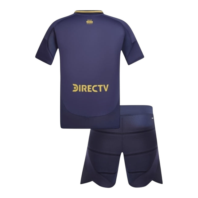 Kit Infantil Boca Juniors III 25/26 - Adidas - Azul com detalhes em amarelo