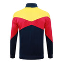 Jaqueta Corta-Vento Barcelona 25/26 - Masculina Nike - Azul com detalhes em vermelho e amarelo