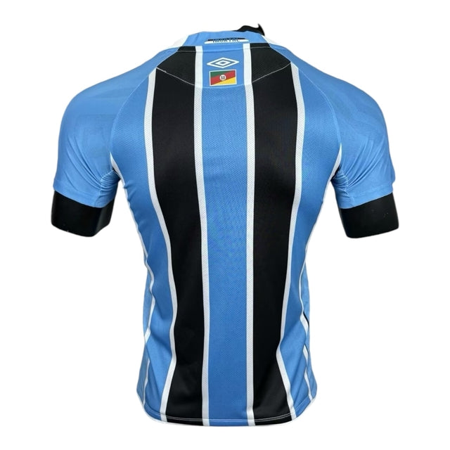Camisa Grêmio I 25/26 - Jogador Umbro Masculina - Azul e preta