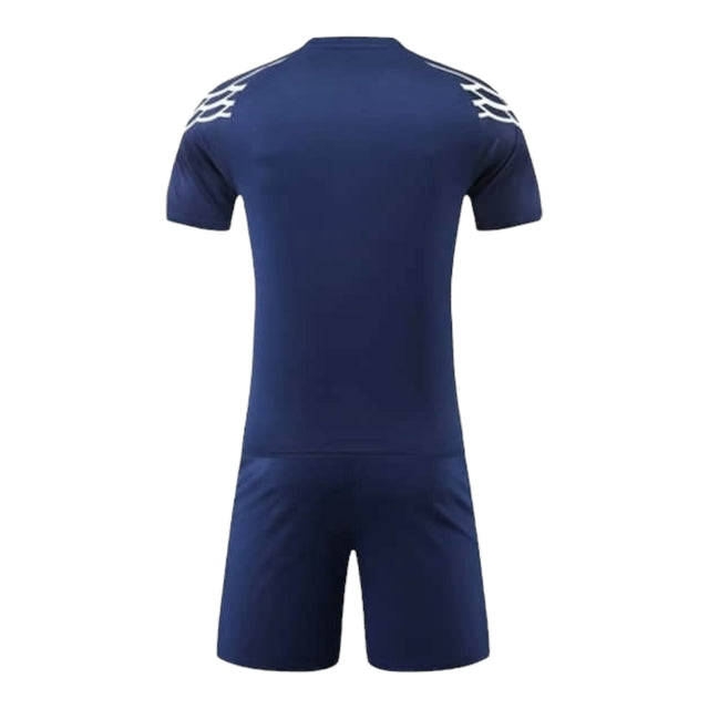 Kit Infantil Paris Saint-Germain Treino 25/26 - Jordan - Azul com detalhes em branco