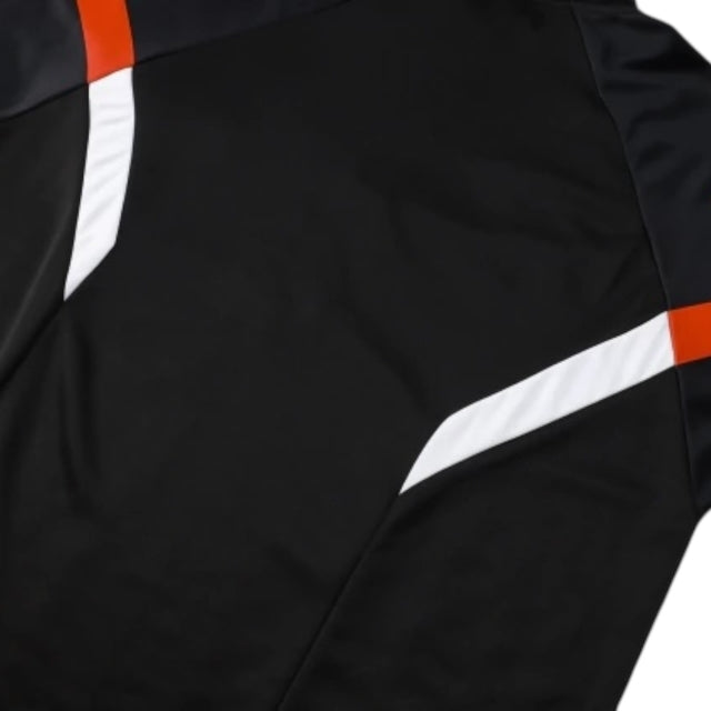 Jaqueta Corta-Vento Flamengo Treino 25/26 - Masculina Adidas - Preta com detalhes em branco e vermelho