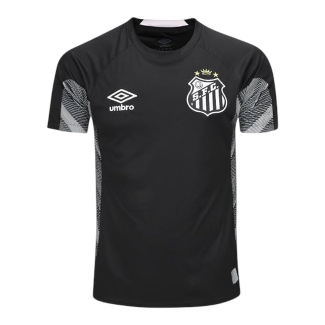 Camisa Santos Goleiro 25/26 - Torcedor Umbro Masculina - Preta