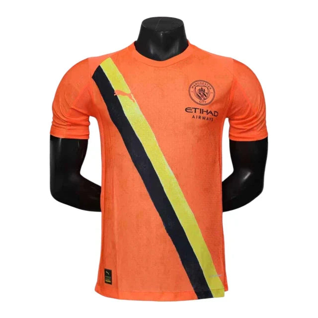 Camisa Manchester City Edição especial Mundial de Clubes Goleiro II 25/26 - Jogador Puma Masculina - Laranja