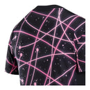 Camisa Paris Saint-German Pré-jogo 25/26 - Torcedor Jordan Masculina - Preta com detalhes em rosa