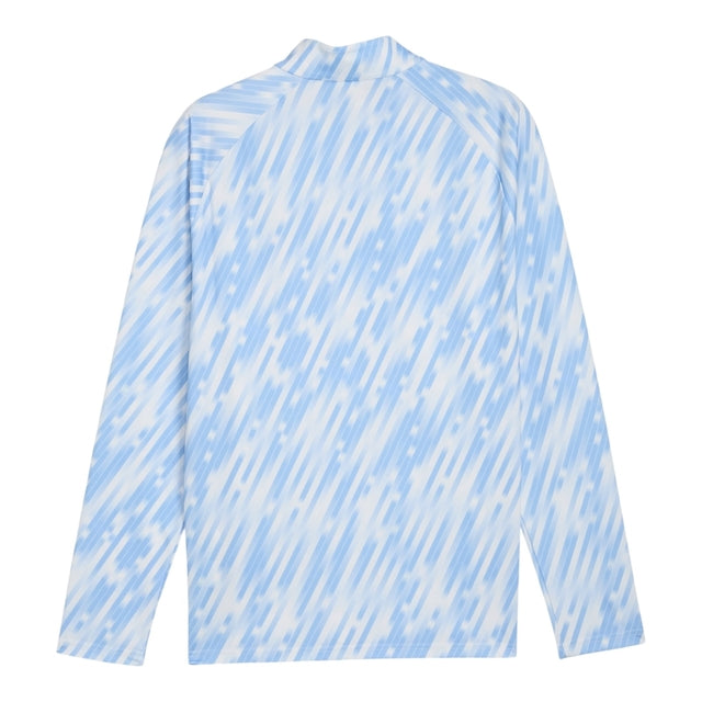 Jaqueta Corta-Vento Manchester City Pré-jogo 25/26 - Masculina Puma - Branca com detalhes em azul