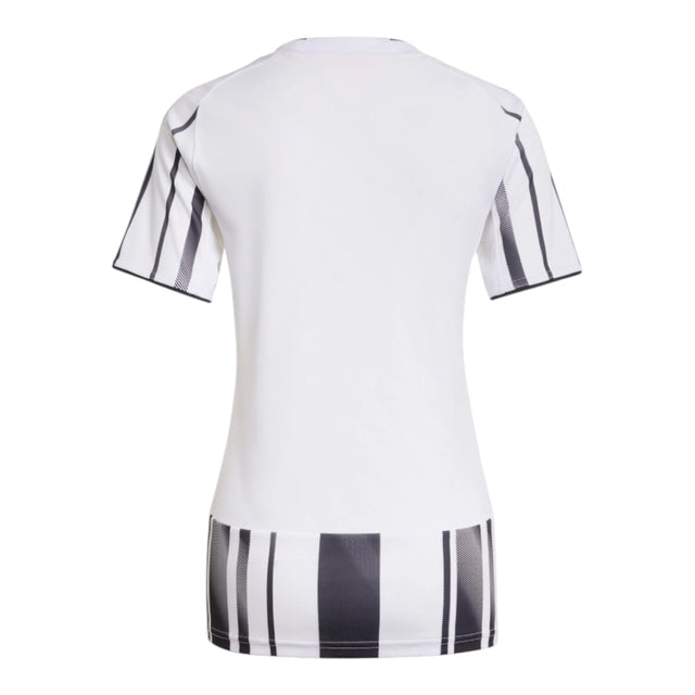 Camisa Juventus I 25/26 -  Adidas Feminina - Preta e branca com detalhes em rosa