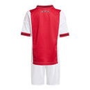 Kit infantil Ajax I 25/26 - Adidas - Branco e vermelho
