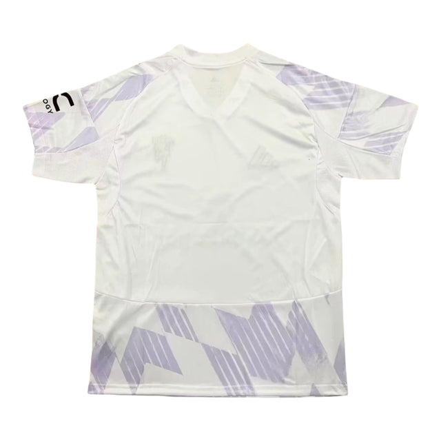 Camisa Manchester United II 25/26 - Torcedor Adidas Masculina - Branca com detalhes em roxo