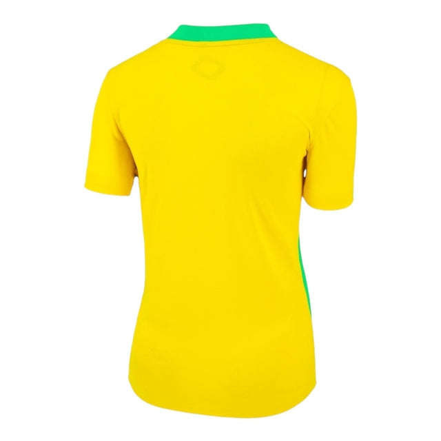 Camisa Seleção Brasileira I 25/26 -  Nike Feminina - Amarela com detalhes em verde
