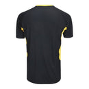 Camisa Santos Treino 25/26 - Torcedor Umbro Masculina - Preta com detalhes em amarelo