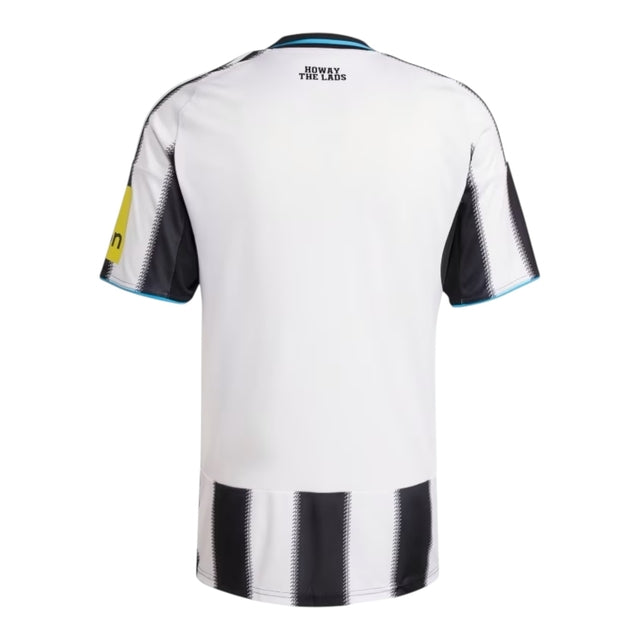 Camisa Newcastle I 25/26 - Torcedor Adidas Masculina - Branca e preta com detalhes em azul