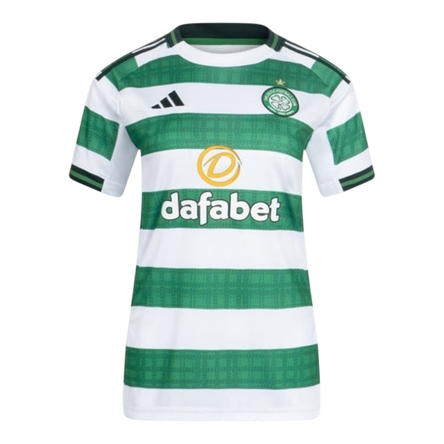 Camisa Celtic I 25/26 -  Adidas Feminina - Branca e verde