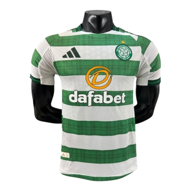 Camisa Celtic I 25/26 - Jogador Adidas Masculina - Branca e verde
