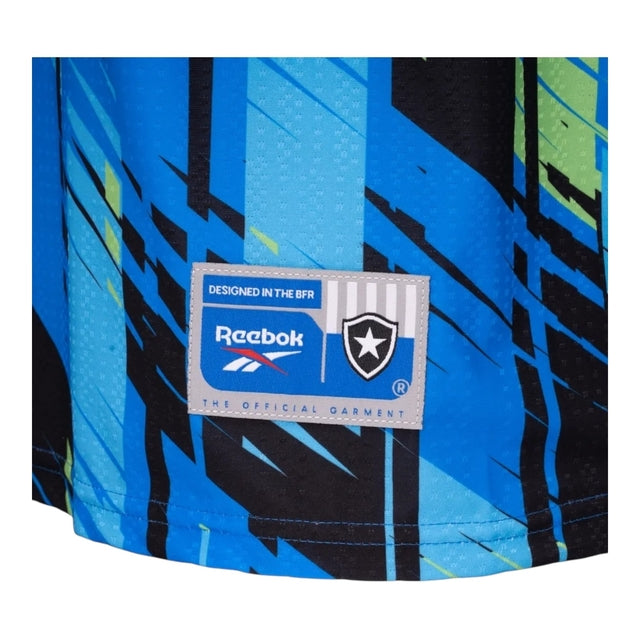 Camisa Botafogo Goleiro 25/26 - Torcedor Reebok Masculina - Azul com detalhes em amarelo