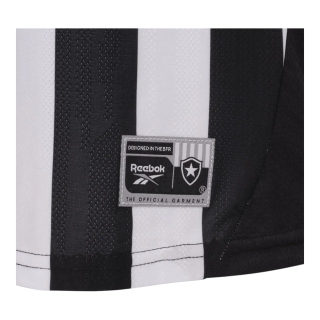 Camisa Botafogo I 25/26 -  Reebok Feminina - Preta e branca