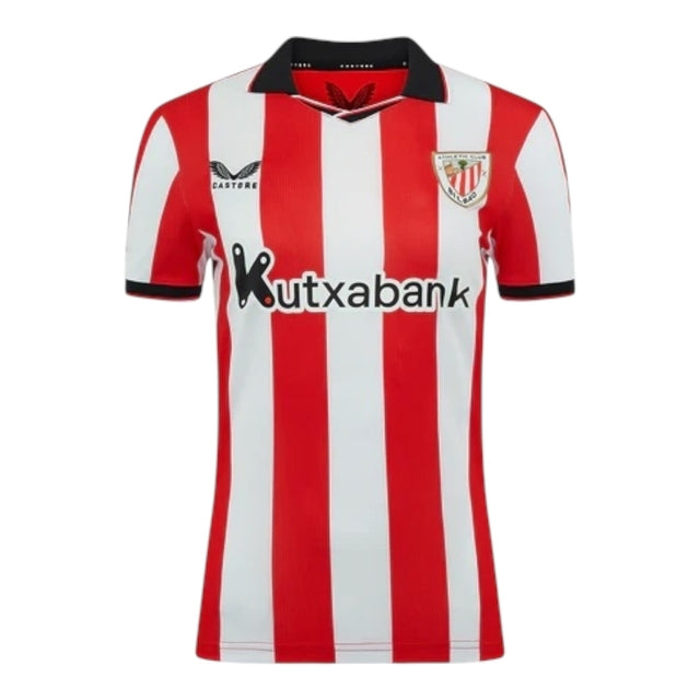 Camisa Athletic Bilbao I 25/26 -  Castore Feminina - Branca e vermelha