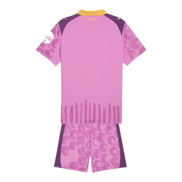 Kit Infantil Borussia Dortmund Edição especial Mundial de Clubes Goleiro 25/26 - Puma - Rosa