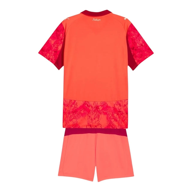 Kit Infantil Palmeiras Edição especial Mundial de Clubes Goleiro 25/26 - Puma - Laranja