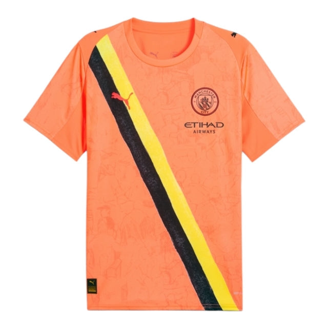 Camisa Manchester City Edição especial Mundial de Clubes Goleiro II 25/26 - Torcedor Puma Masculina - Laranja