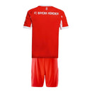 Kit Infantil Bayern de Munique I 25/26 - Adidas - Vermelho com detalhes em branco