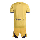 Kit Infantil Boca Juniors II 25/26 - Adidas - Amarelo com detalhes em azul