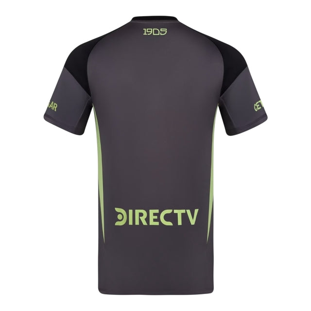 Camisa Boca Juniors Goleiro 25/26 - Torcedor Adidas Masculina - Preta com detalhes em cinza e verde