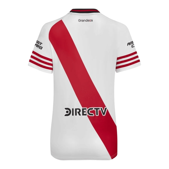 Camisa River Plate I 25/26 -  Adidas Feminina - Branca e vermelha