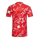 Camisa River Plate Pré-jogo 25/26 - Torcedor Adidas Masculina - Vermelha e branca