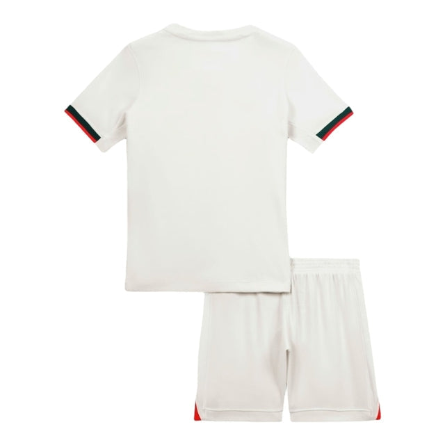 Kit Infantil Chelsea II 25/26 - Nike - Branco com detalhes em verde e vermelho