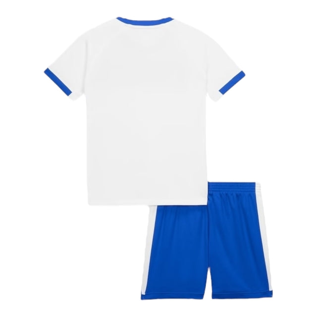 Kit Infantil Seleção Inglaterra I 25/26 - Nike - Branco e azul