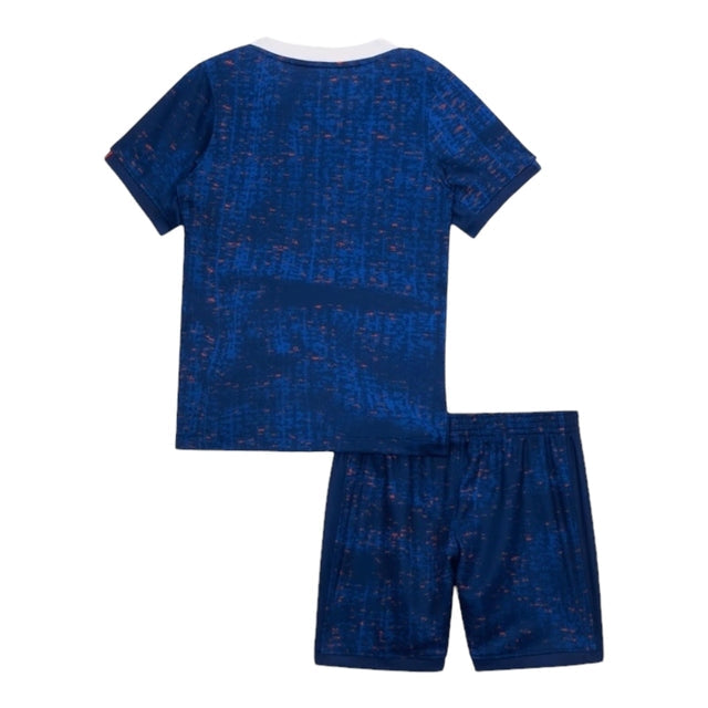 Kit Infantil Seleção França I 25/26 - Nike - Azul com detalhes em vermelho