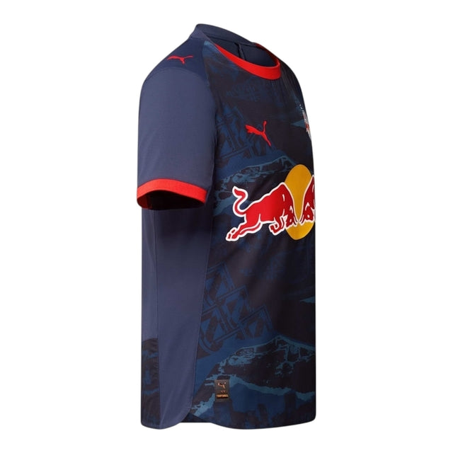 Camisa Red Bull Salzburg II 25/26 - Torcedor Puma Masculina - Azul e vermelha