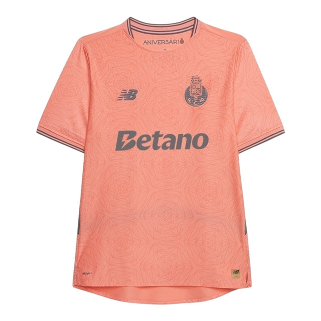 Camisa Porto Edição especial Mundial de Clubes II 25/26 - Torcedor New Balance Masculina - Rosa com detalhes em azul