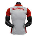 Camisa Red Bull Salzburg I 25/26 - Jogador Puma Masculina - Branca e vermelha