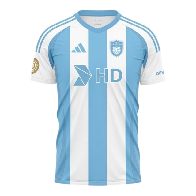 Camisa Ulsan HD Edição especial Mundial de Clubes II 25/26 - Torcedor Adidas Masculina - Branca e azul