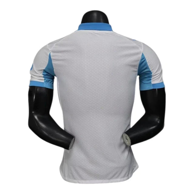 Camisa Olympique Marseille I 25/26 - Jogador Puma Masculina - Branca e azul