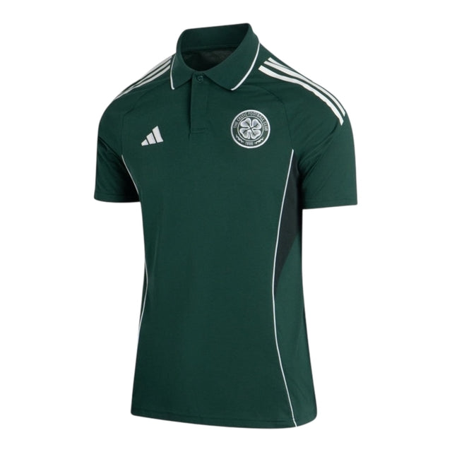Camisa Polo Celtic Treino 25/26 - Torcedor Adidas Masculina - Verde