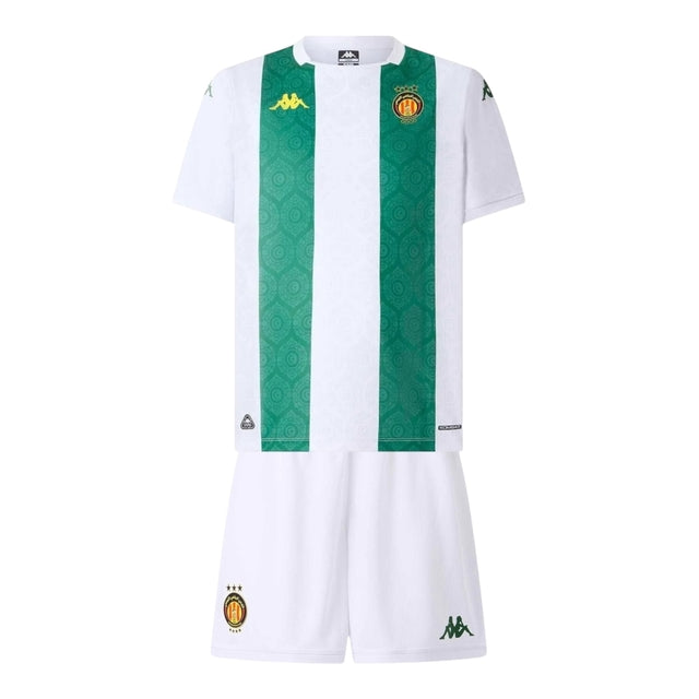 Kit Infantil Espérance de Tunis II 25/26 - Kappa - Branco e verde