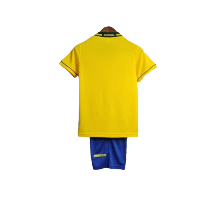 Kit Infantil Brasil Retrô 1994 - Umbro - Amarelo