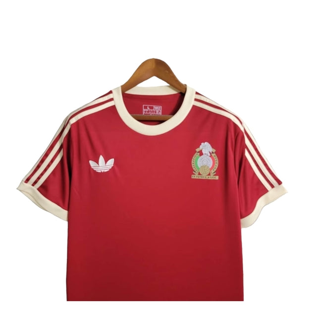 Camisa Seleção do México Edição especial 23/24 - Torcedor Adidas Masculina - Vermelha com detalhes em branco