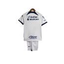 Kit Infantil Pumas do México II 23/24 - Nike - Branco com detalhes em azul