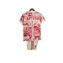 Kit Infantil Japão Edição Especial 23/24 - Adidas - Branco com detalhes em vermelho